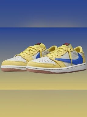 Travis Scott x Nike Air Jordan 1 Low Canary